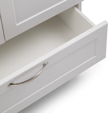 Modern 24" Laundry Utility Sink Cabinet – Pull-Out Faucet & Smart Storage