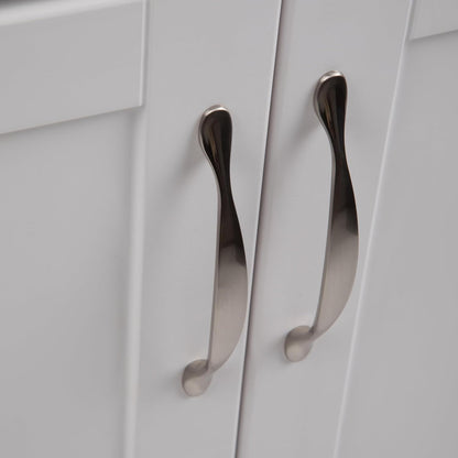 Modern 24" Laundry Utility Sink Cabinet – Pull-Out Faucet & Smart Storage